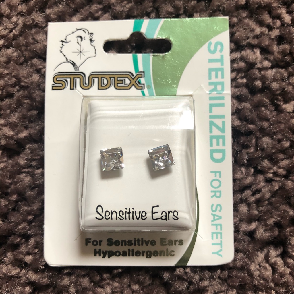 New Studex Earrings Sensitive Ear Sterilized Stud